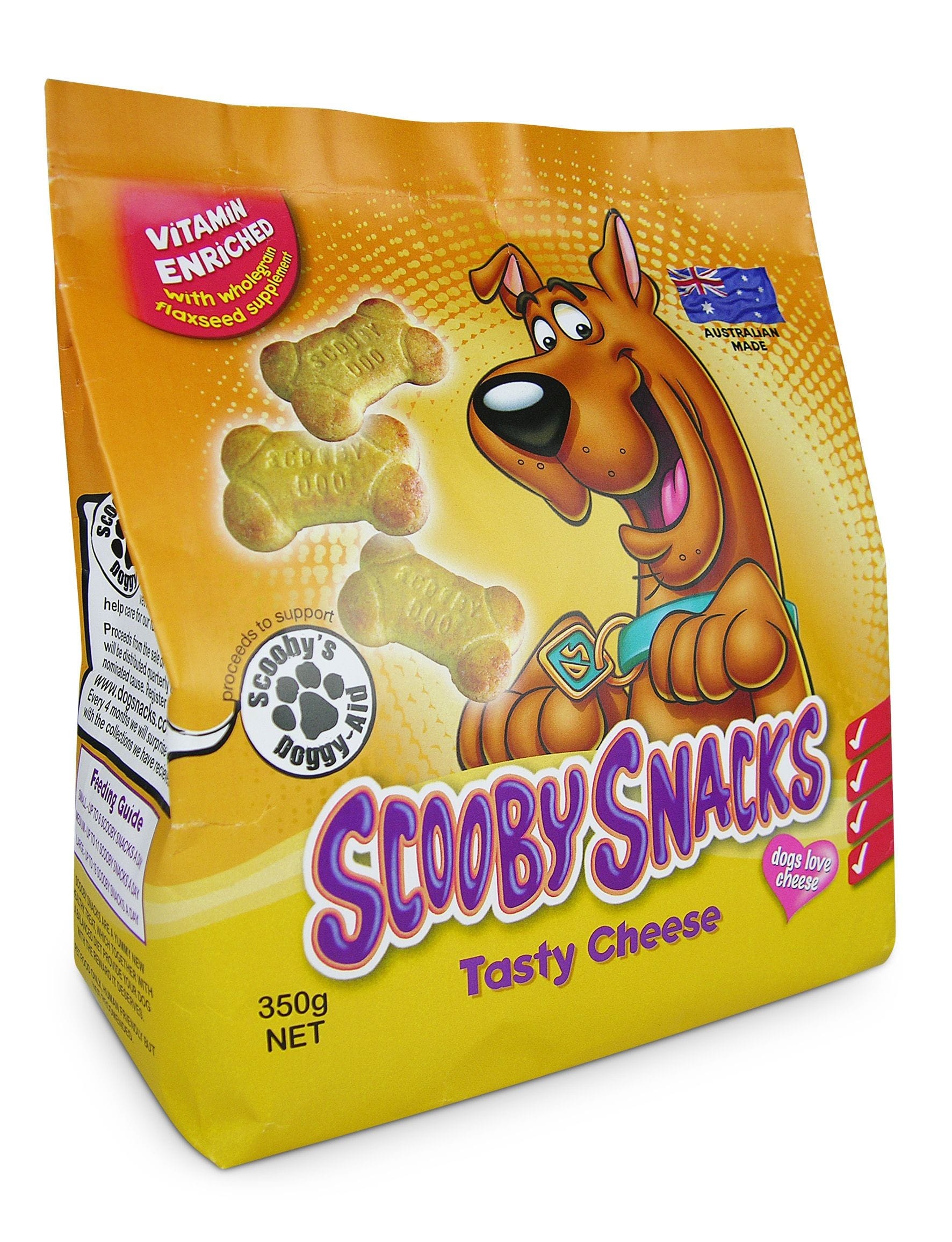 2 X Scooby Snacks Tasty Cheese 400g Catchcomau